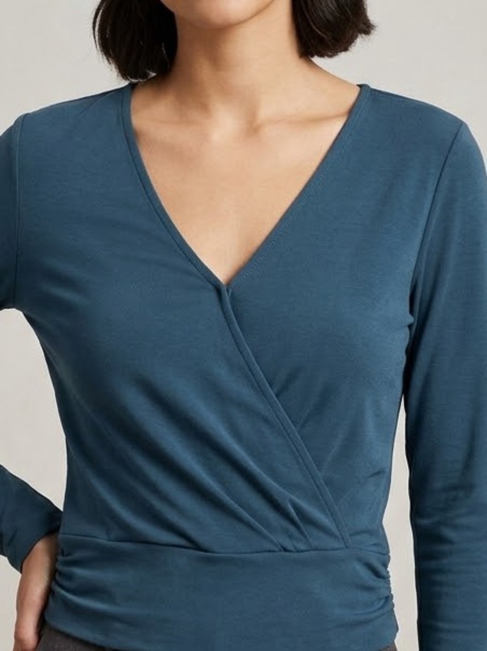 Banana Republic Crepe Wrap Top